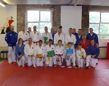 Kuon Ji Jujitsu class, showing senior training